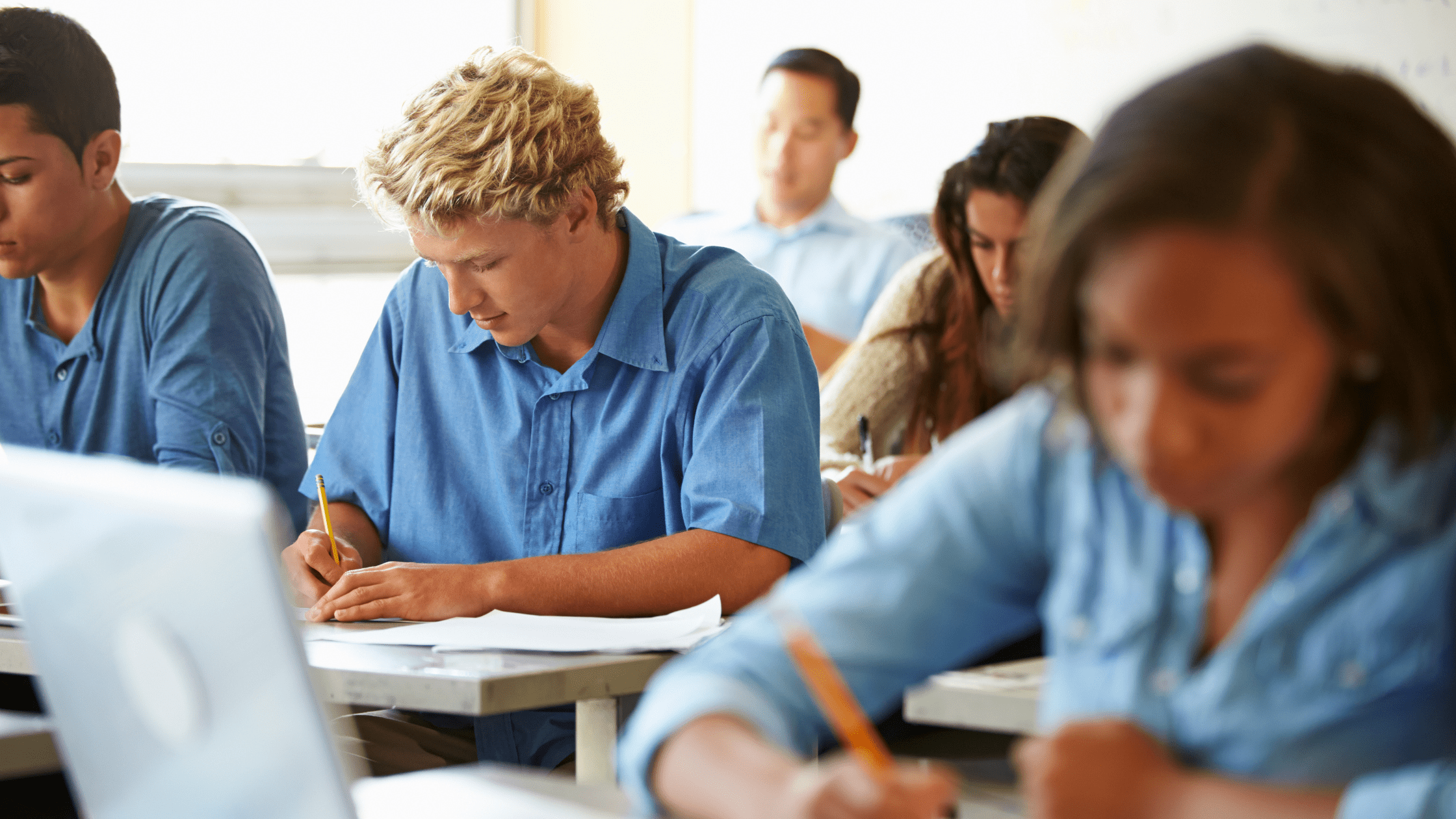 Medical school students taking a practice NBME to prepare for their shelf exams.